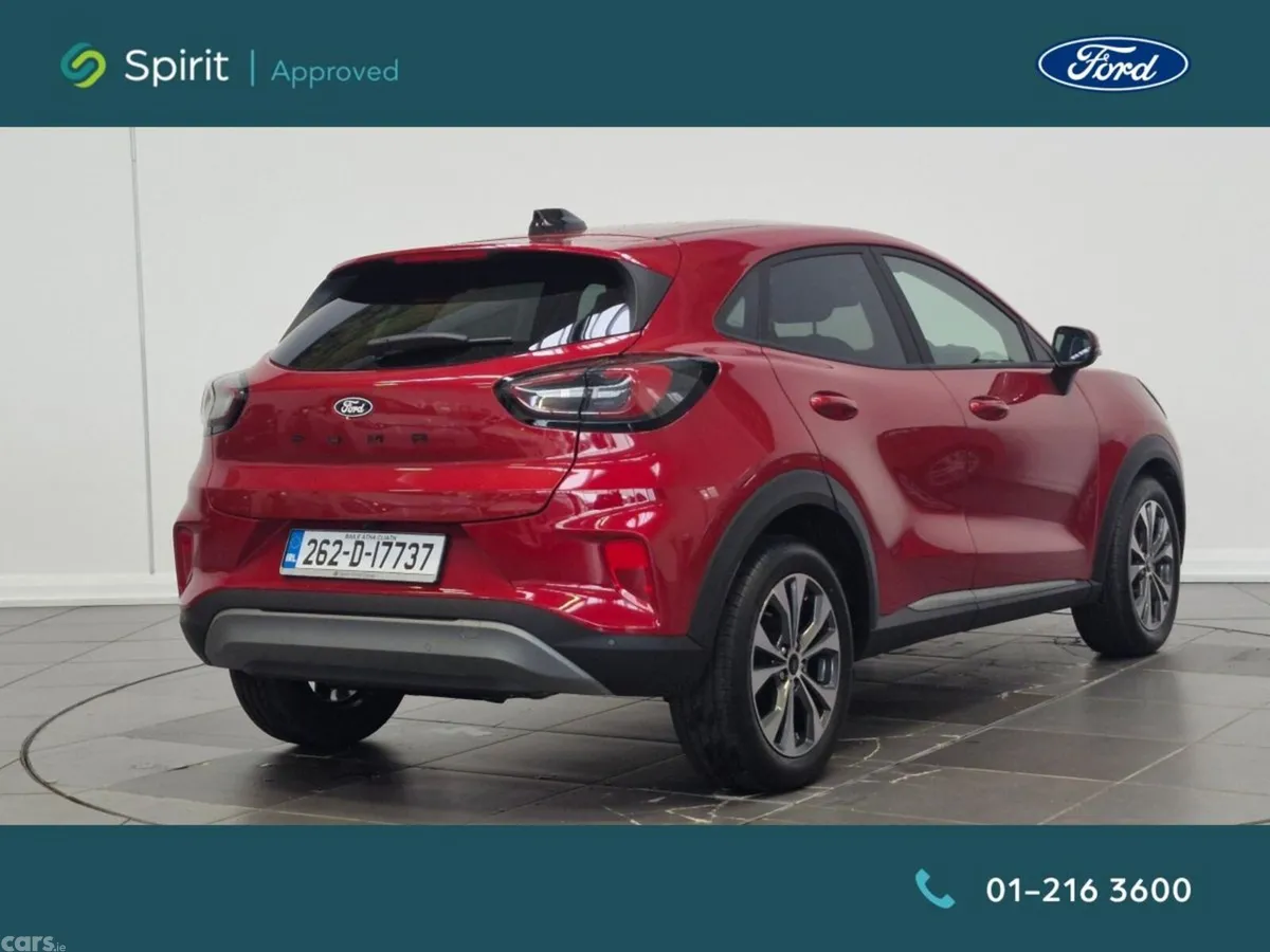 Ford Puma Hatchback, Petrol Hybrid, 2026, Red