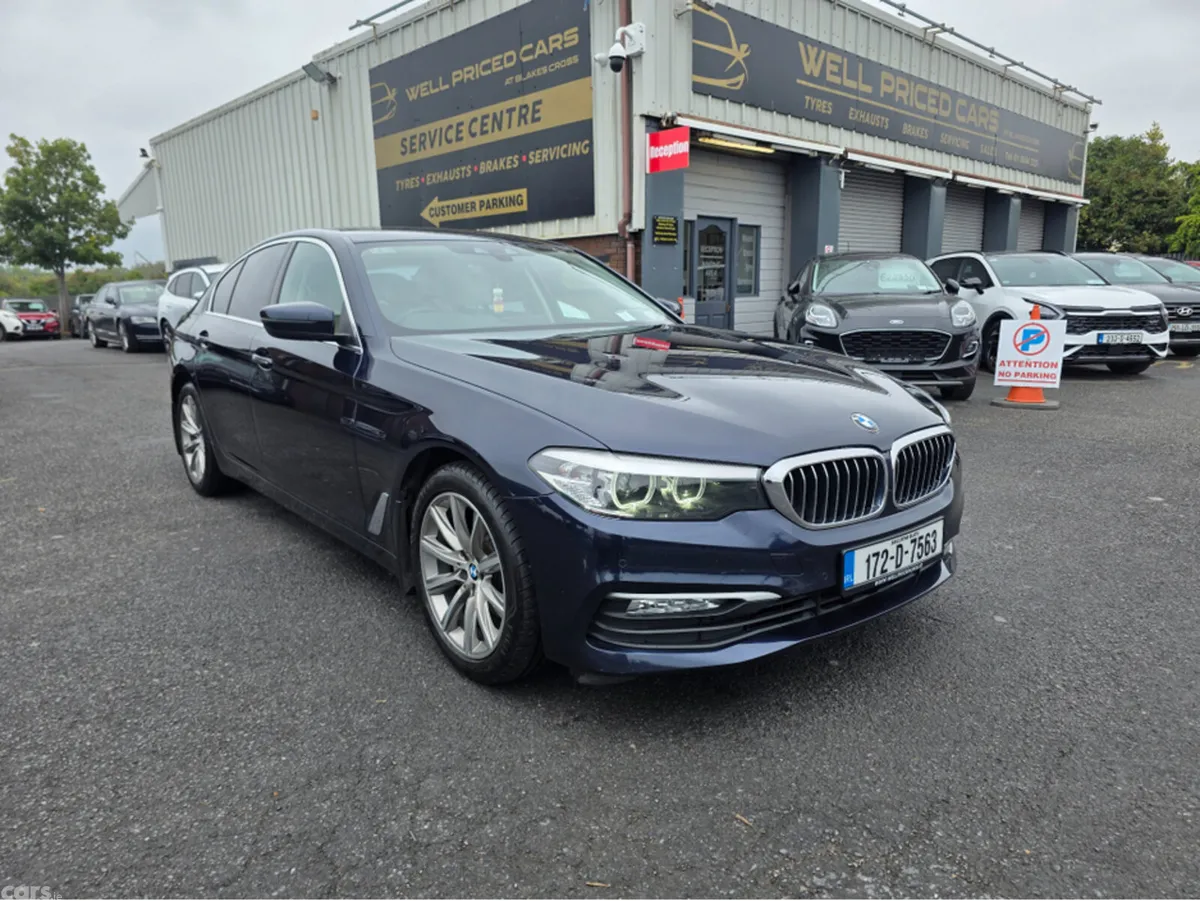 BMW 5-Series Saloon, Diesel, 2017, Blue