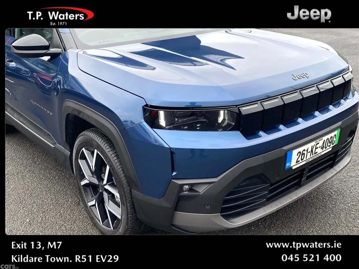 Jeep Compass SUV, Electric, 2026, Blue