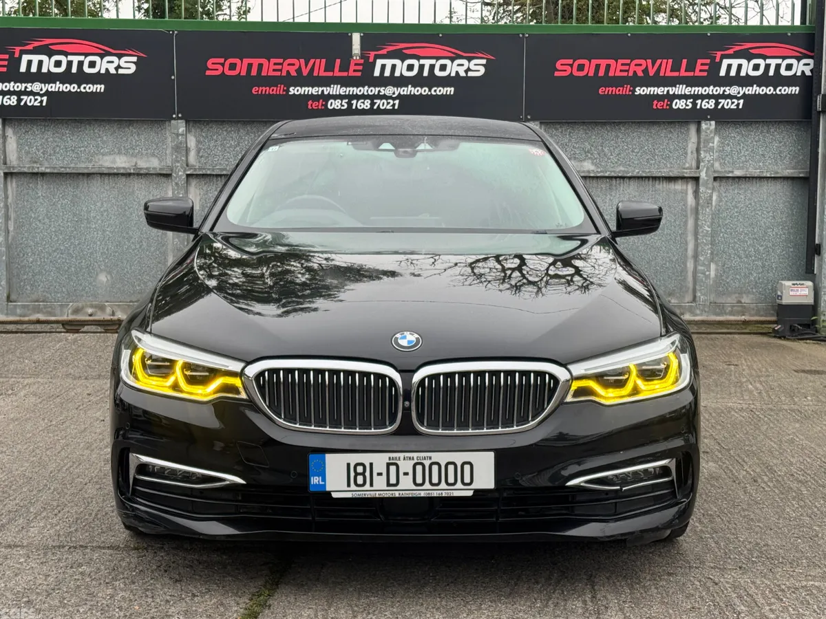 BMW 5-Series Saloon, Diesel, 2018, Black