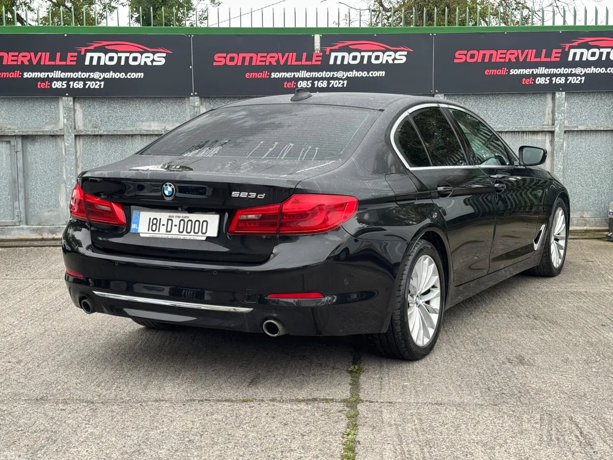 BMW 5-Series Saloon, Diesel, 2018, Black