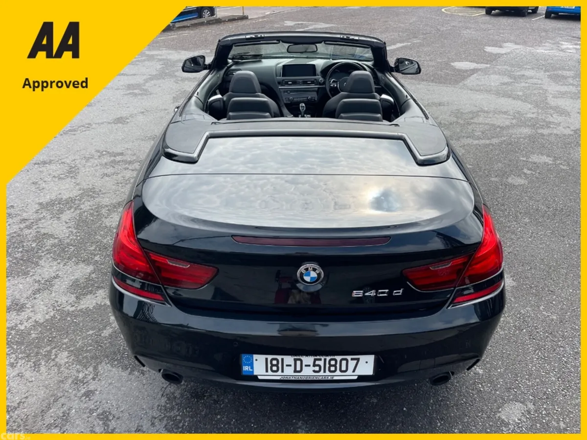 BMW 6-Series Convertible, Diesel, 2018, Black