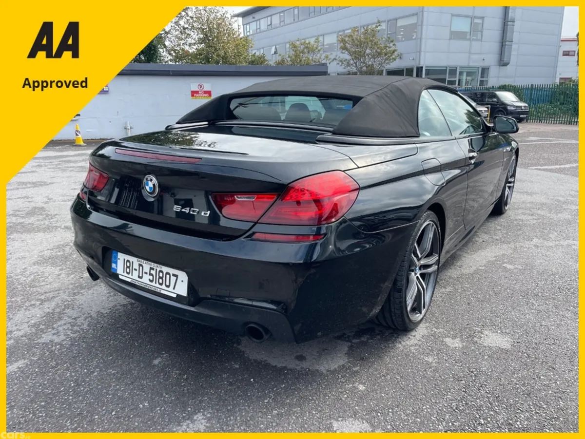 BMW 6-Series Convertible, Diesel, 2018, Black