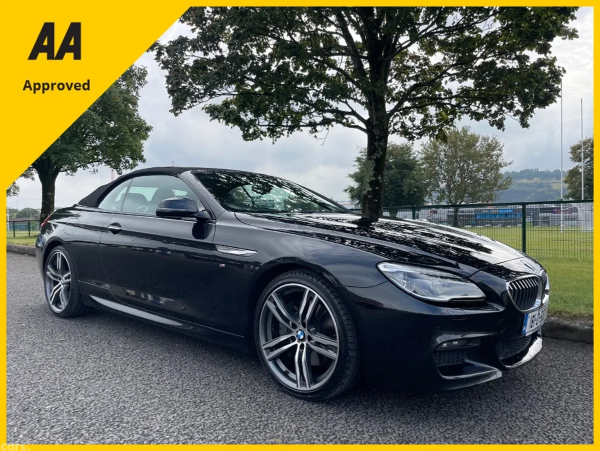 BMW 6-Series Convertible, Diesel, 2018, Black