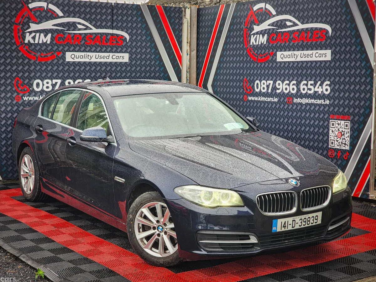 BMW 5-Series Saloon, Diesel, 2014, Blue