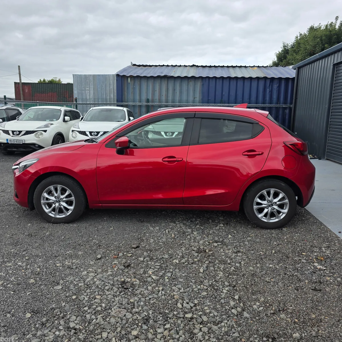 Mazda Demio Hatchback, Petrol, 2016, Red