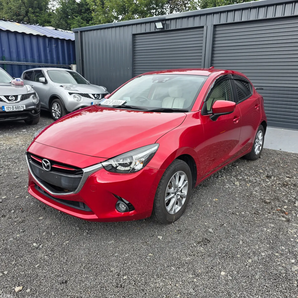 Mazda Demio Hatchback, Petrol, 2016, Red