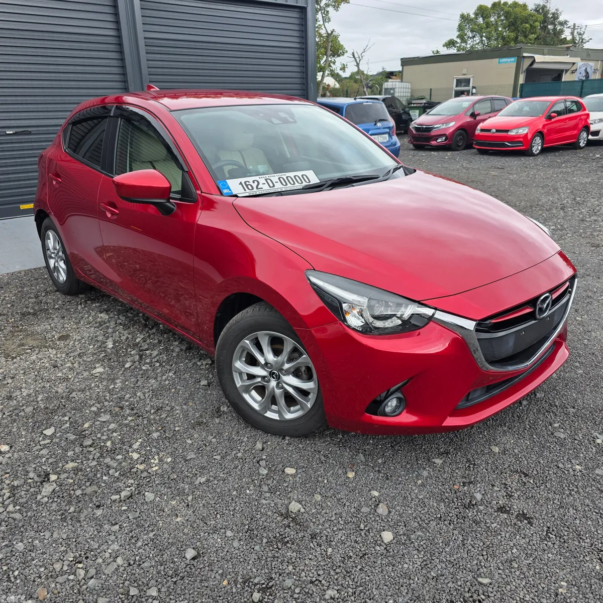 Mazda Demio Hatchback, Petrol, 2016, Red