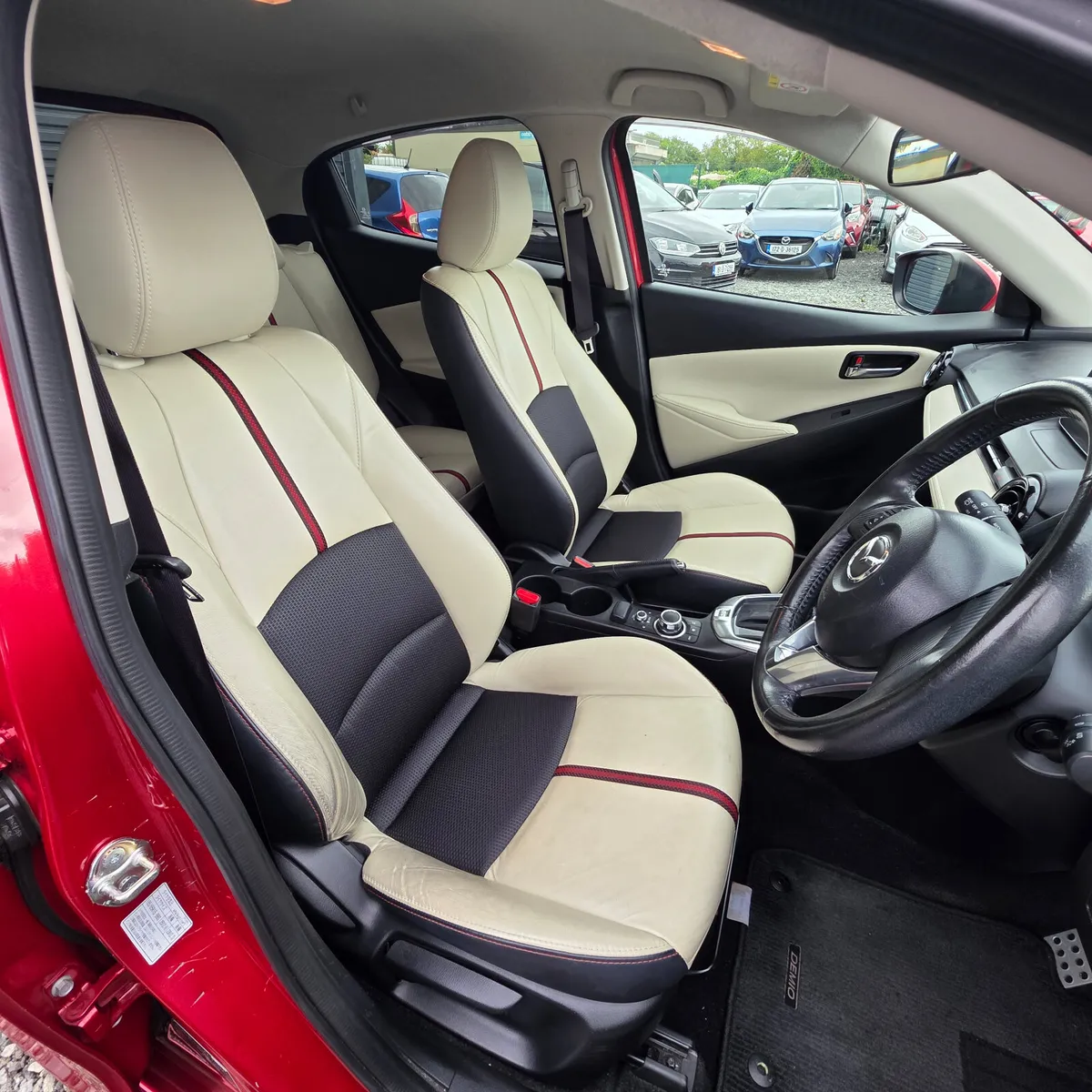 Mazda Demio Hatchback, Petrol, 2016, Red