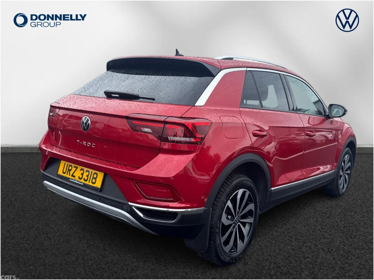 Volkswagen T-Roc Hatchback, Petrol, 2023, Red