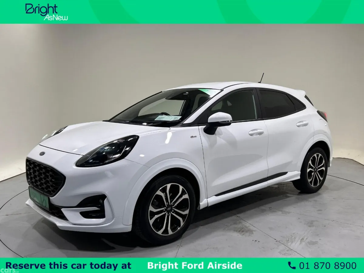 Ford Puma MPV, Petrol Hybrid, 2021, White