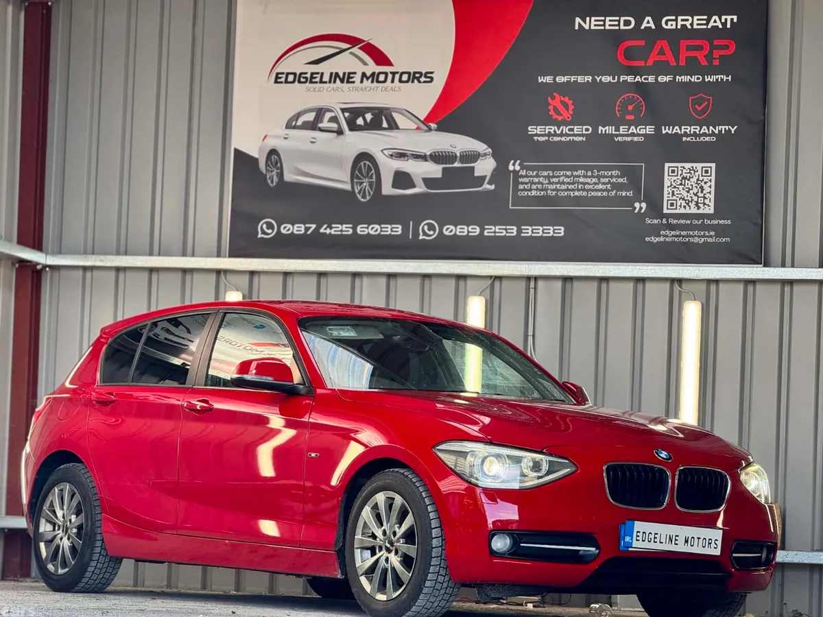 BMW 1-Series Hatchback, Petrol, 2013, Red