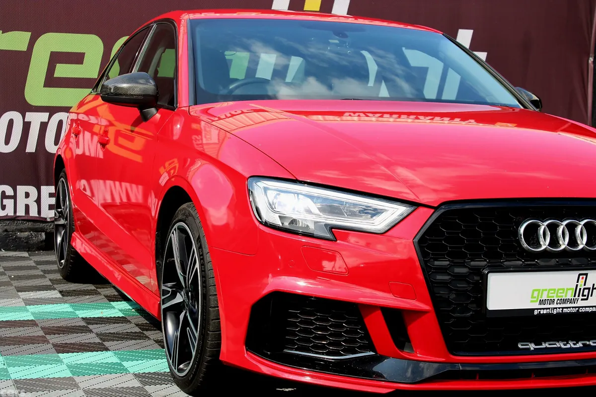 Audi A3 Saloon, Petrol, 2017, Red