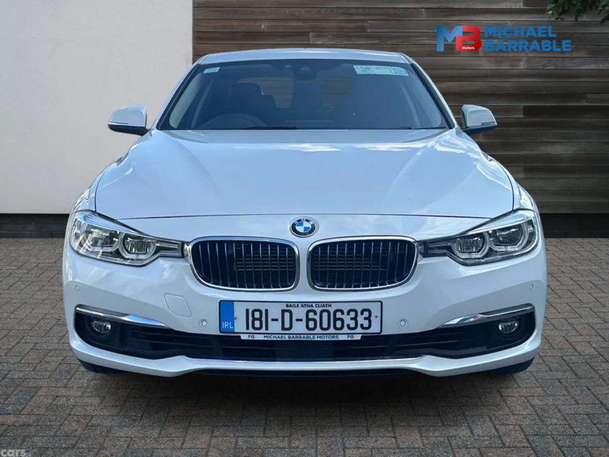 BMW 3-Series Saloon, Petrol Hybrid, 2018, White
