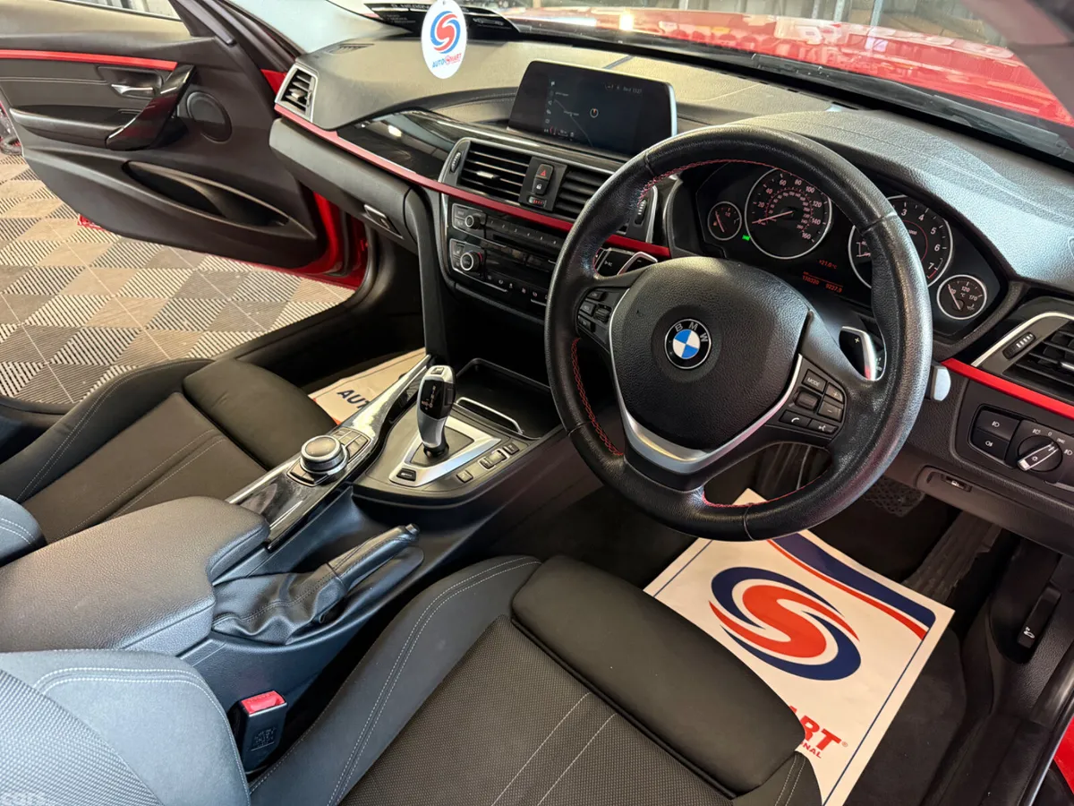 BMW 3-Series Saloon, Petrol Plug-in Hybrid, 2018, Red