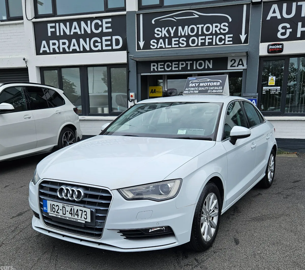 Audi A3 Saloon, Petrol, 2016, White