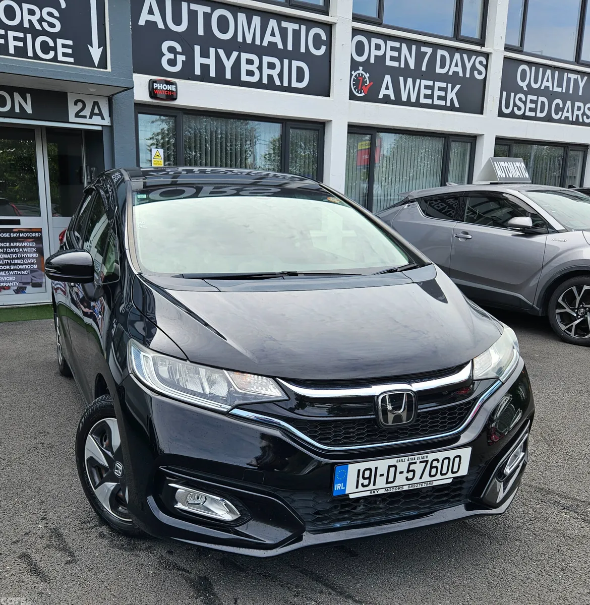 Honda Fit Hatchback, Petrol Hybrid, 2019, Black