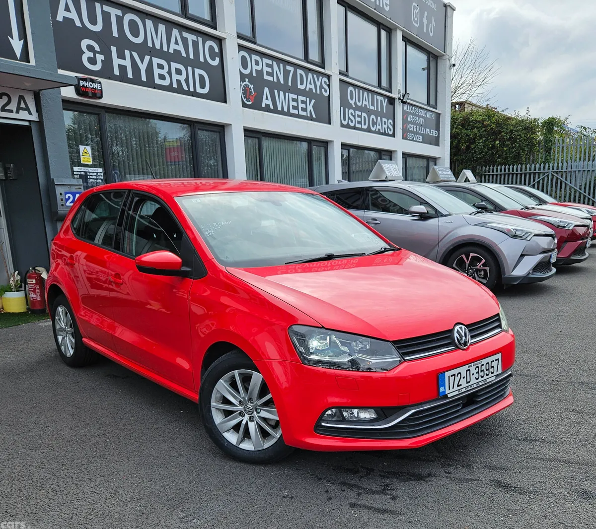 Volkswagen Polo Hatchback, Petrol, 2017, Red