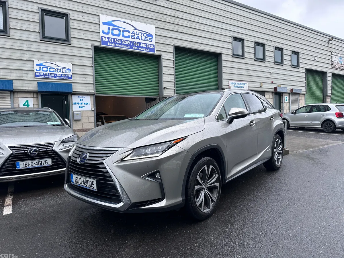Lexus RX450H SUV, Petrol Hybrid, 2018, Silver