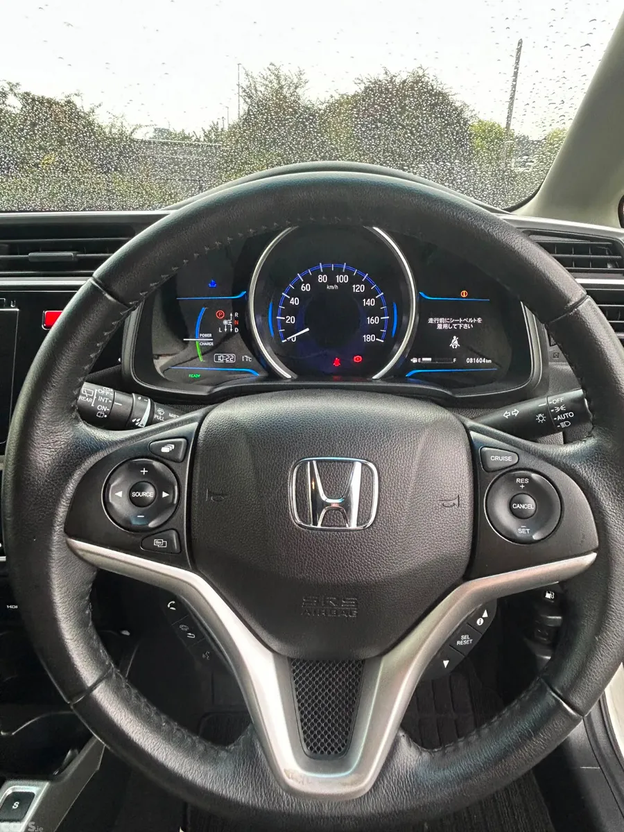 Honda Fit Hatchback, Petrol Hybrid, 2015, White