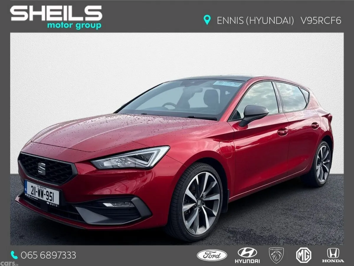 SEAT Leon Hatchback, Petrol Plug-in Hybrid, 2021, Red
