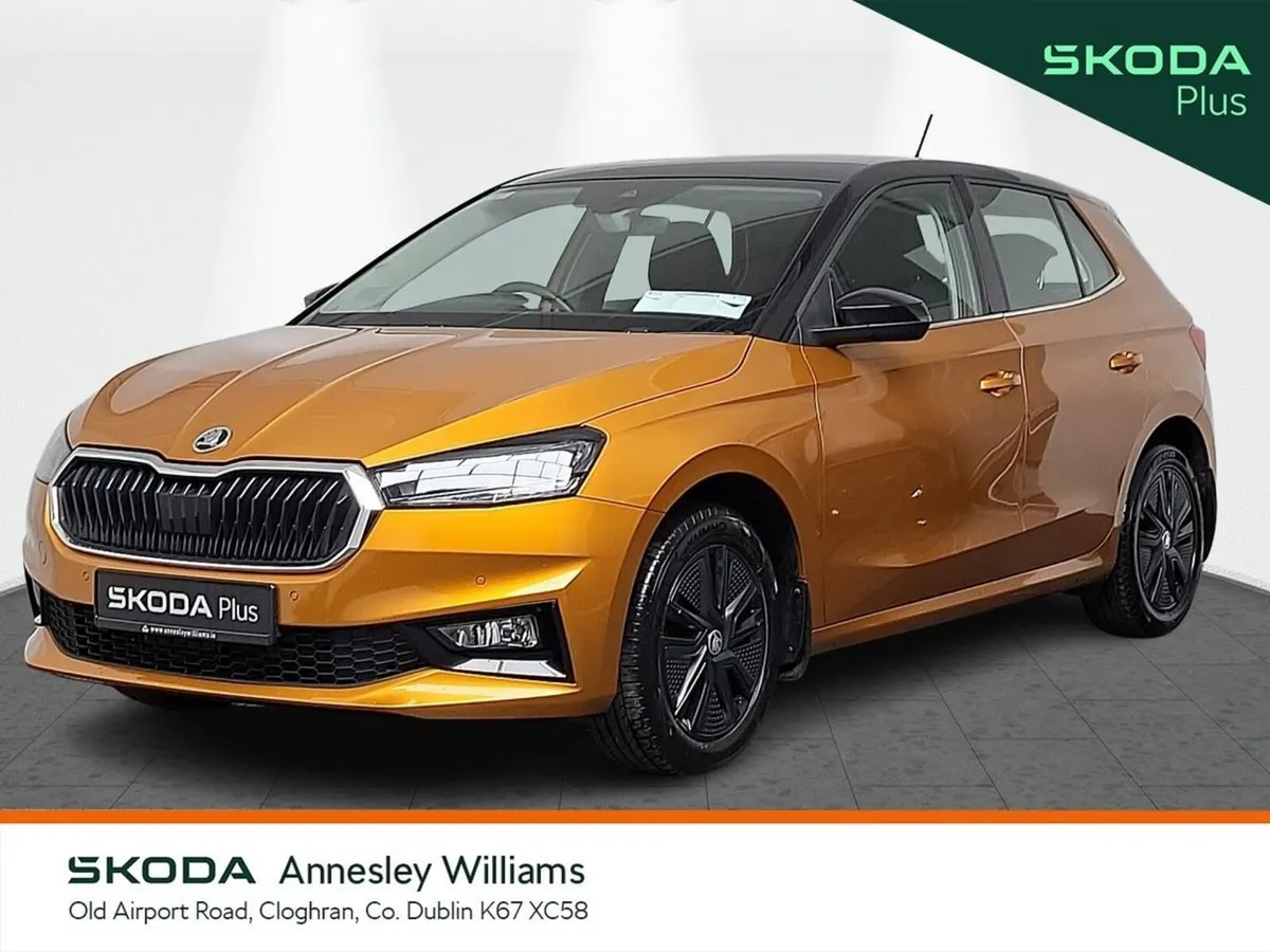 Skoda Fabia Hatchback, Petrol, 2022, Orange