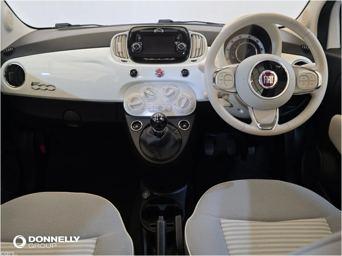 Fiat 500 Hatchback, Petrol, 2018, White