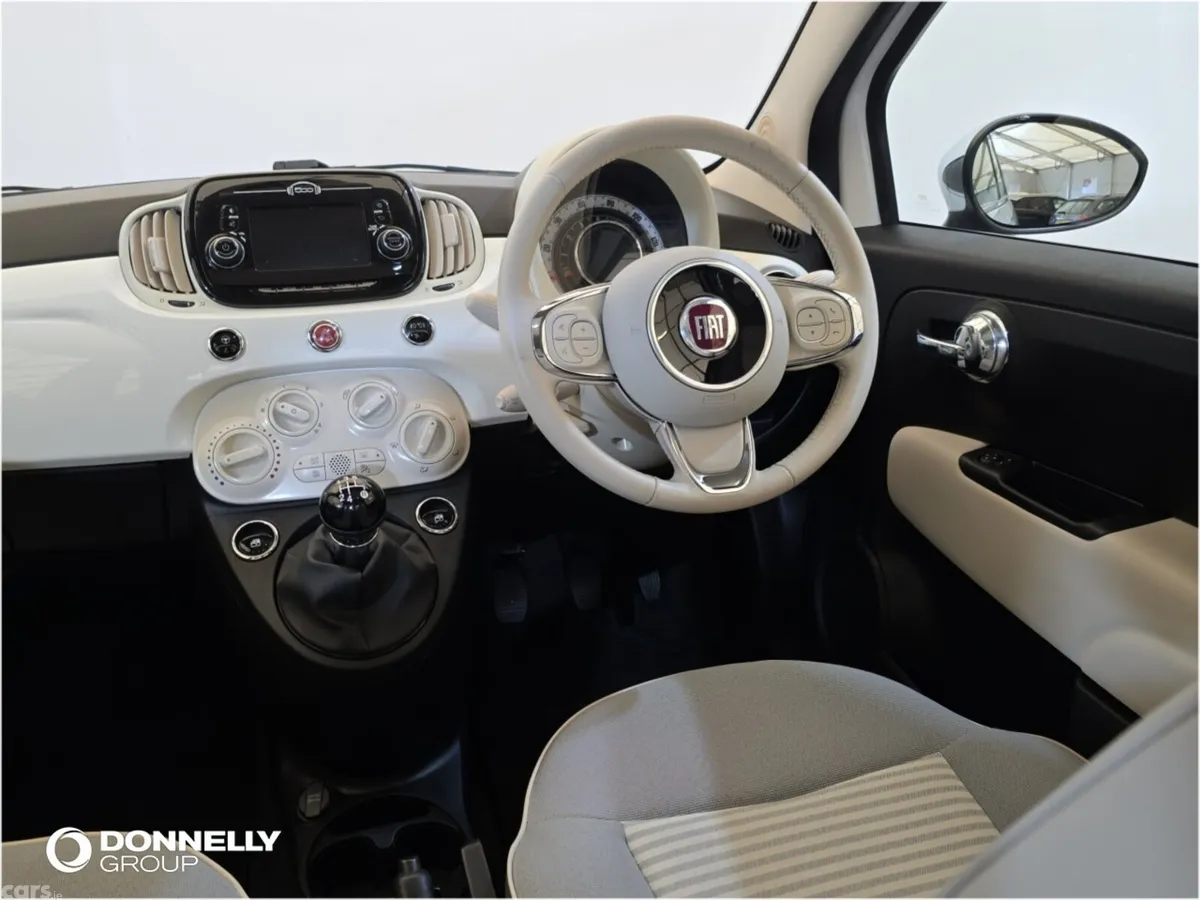 Fiat 500 Hatchback, Petrol, 2018, White