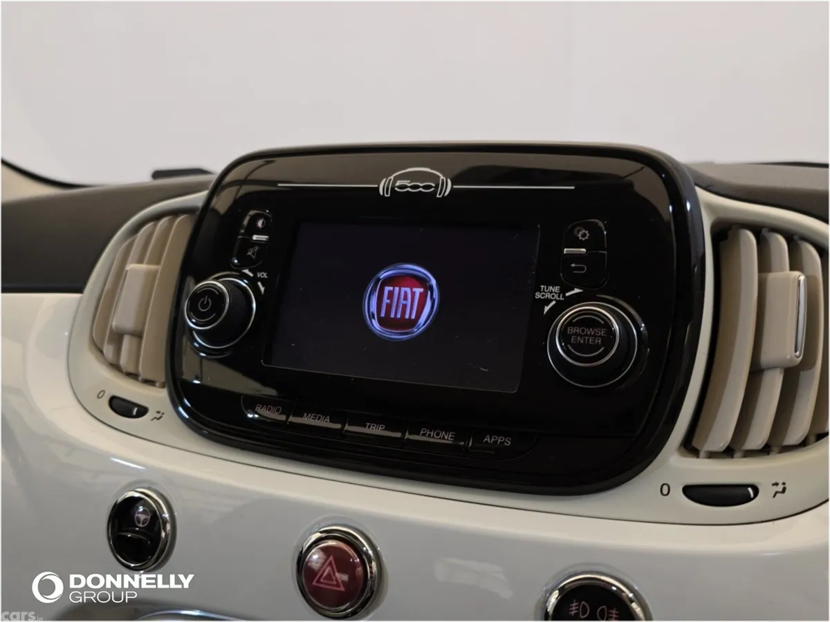 Fiat 500 Hatchback, Petrol, 2018, White