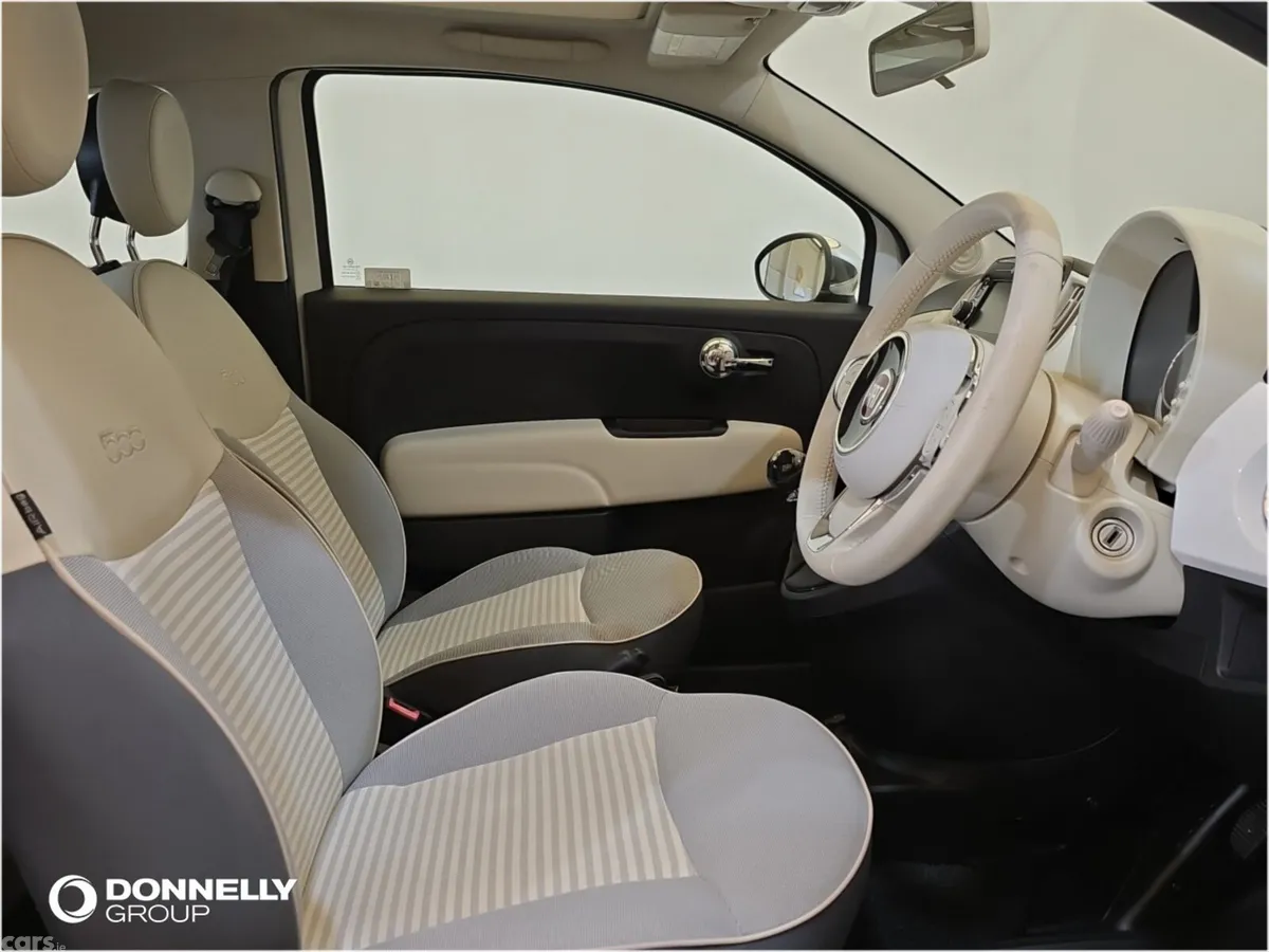Fiat 500 Hatchback, Petrol, 2018, White