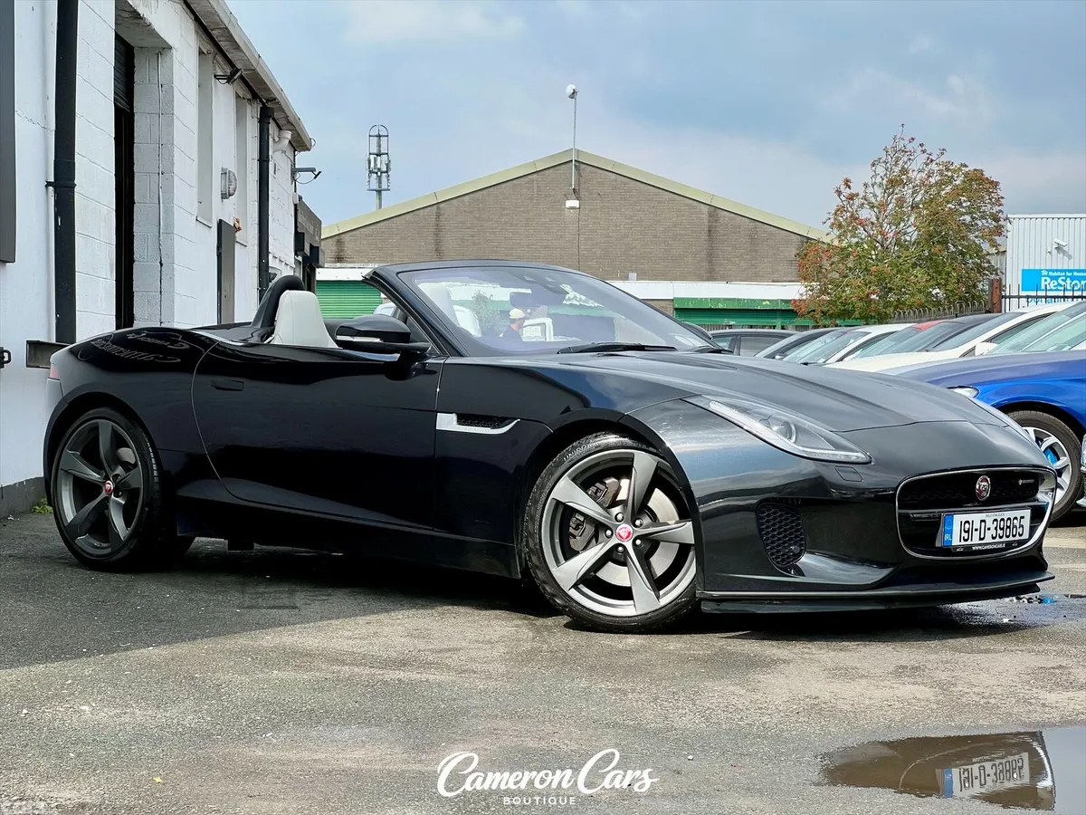 Jaguar F-Type Convertible, Petrol, 2019, Black