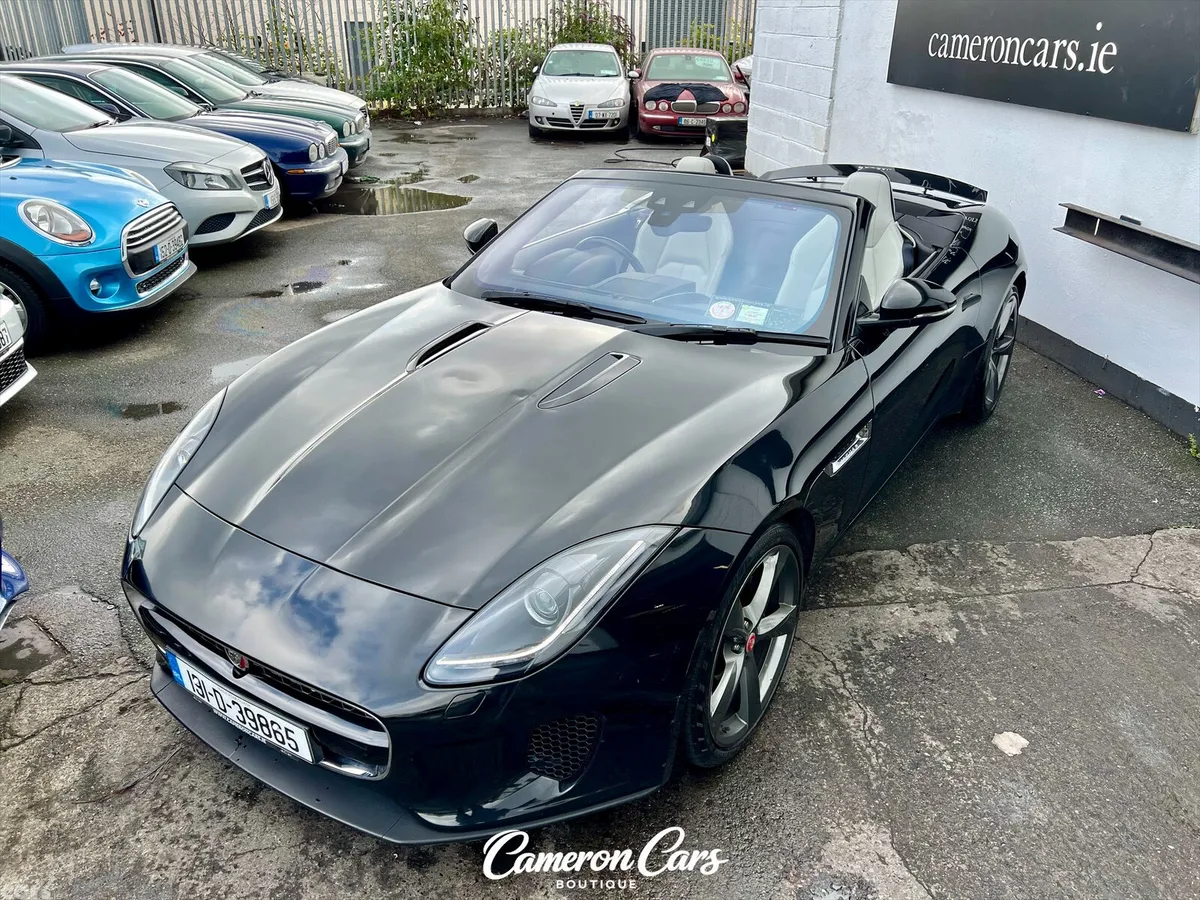 Jaguar F-Type Convertible, Petrol, 2019, Black