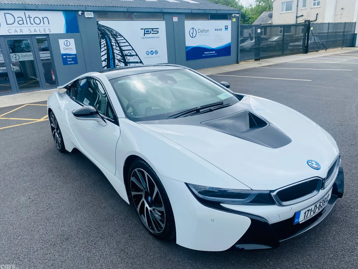 BMW i8 Coupe, Petrol Plug-in Hybrid, 2017, White