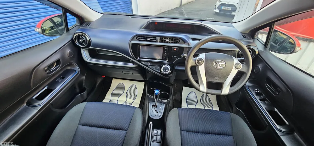Toyota Aqua Hatchback, Petrol Hybrid, 2015, Red