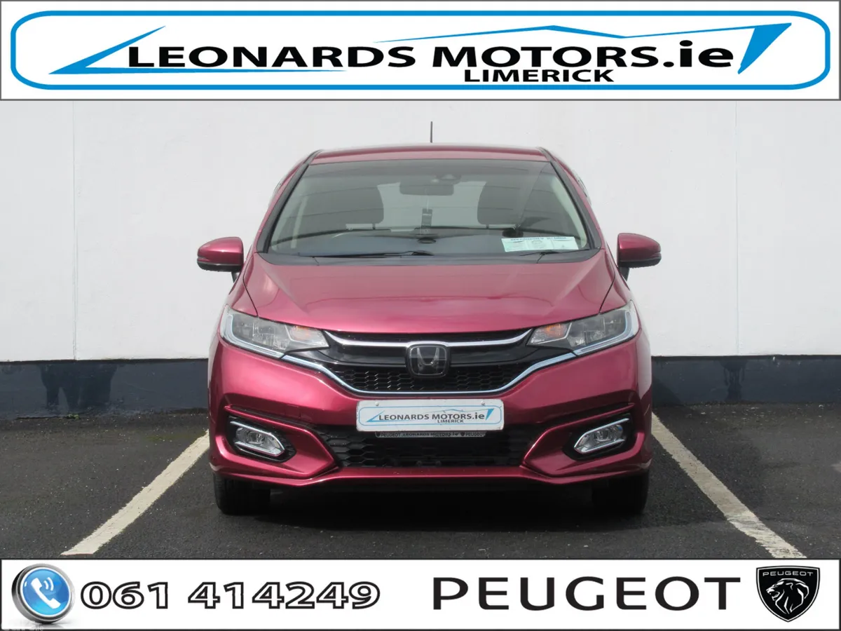 Honda Fit Hatchback, Petrol Hybrid, 2019, Red