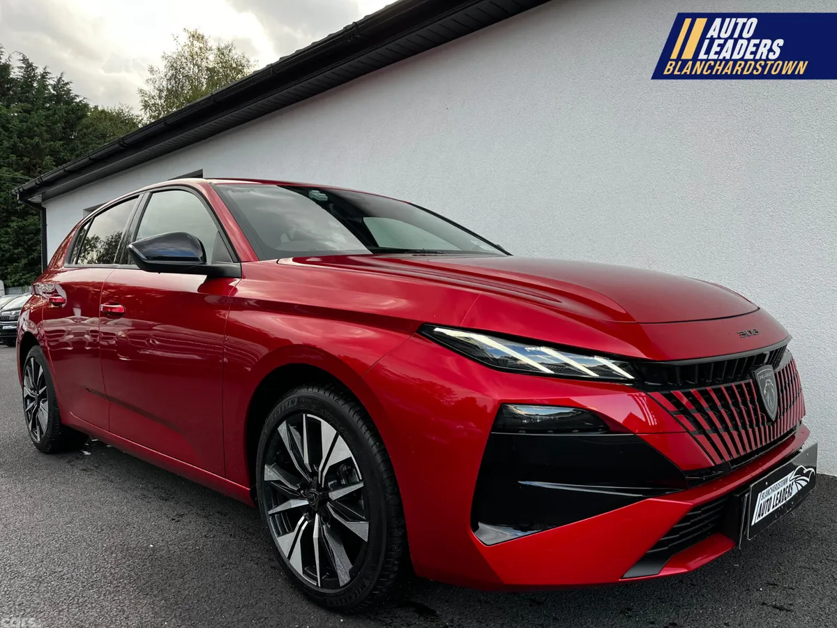 Peugeot 308 Hatchback, Petrol Hybrid, 2026, Red