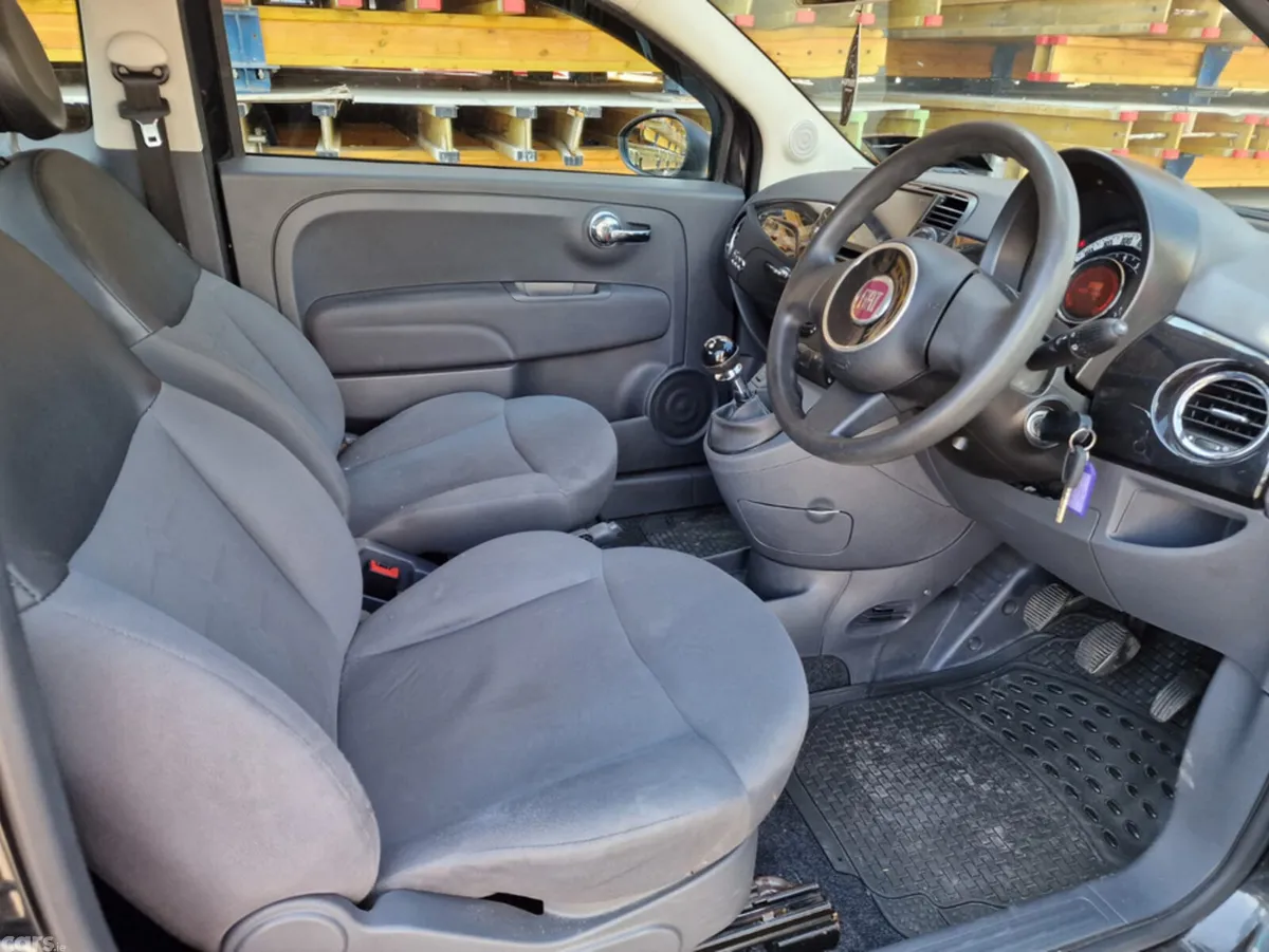 Fiat 500 Hatchback, Petrol, 2012, Black