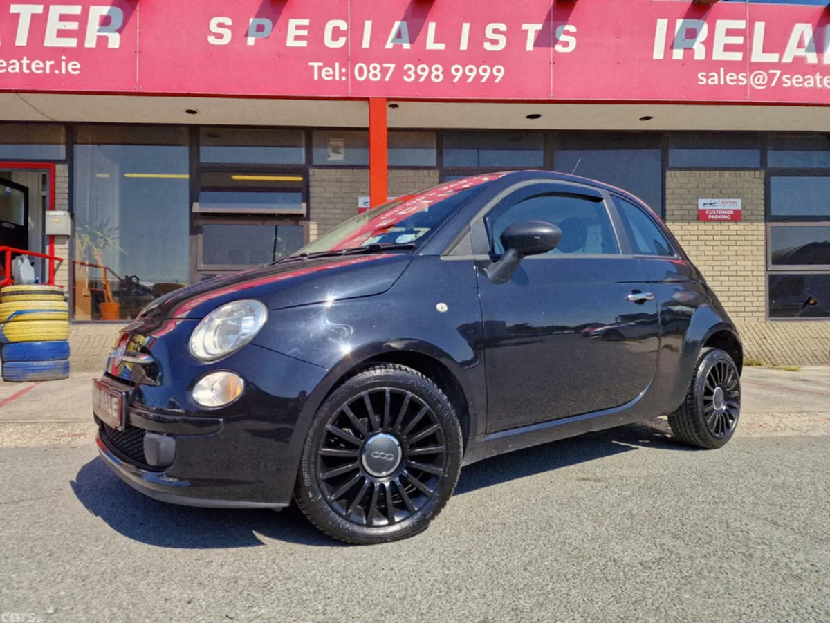 Fiat 500 Hatchback, Petrol, 2012, Black