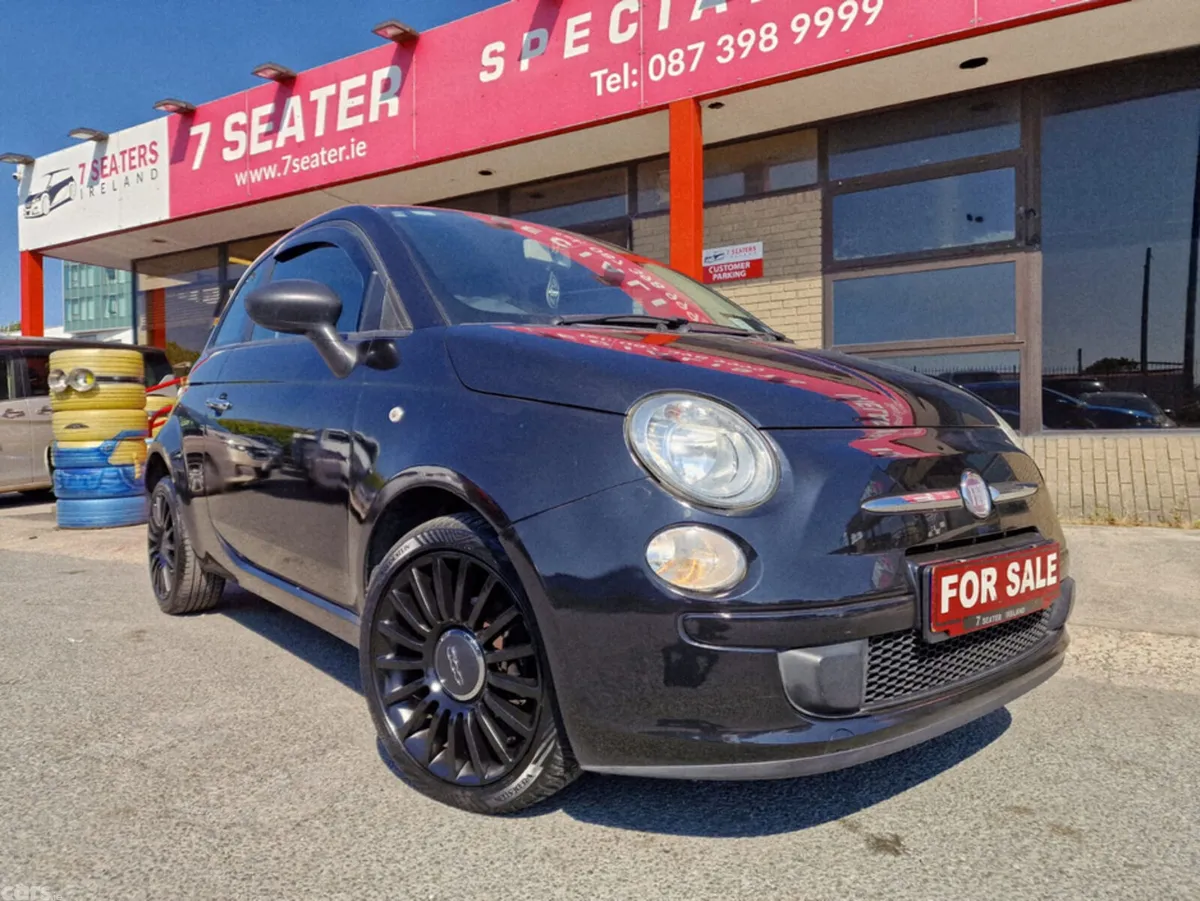 Fiat 500 Hatchback, Petrol, 2012, Black