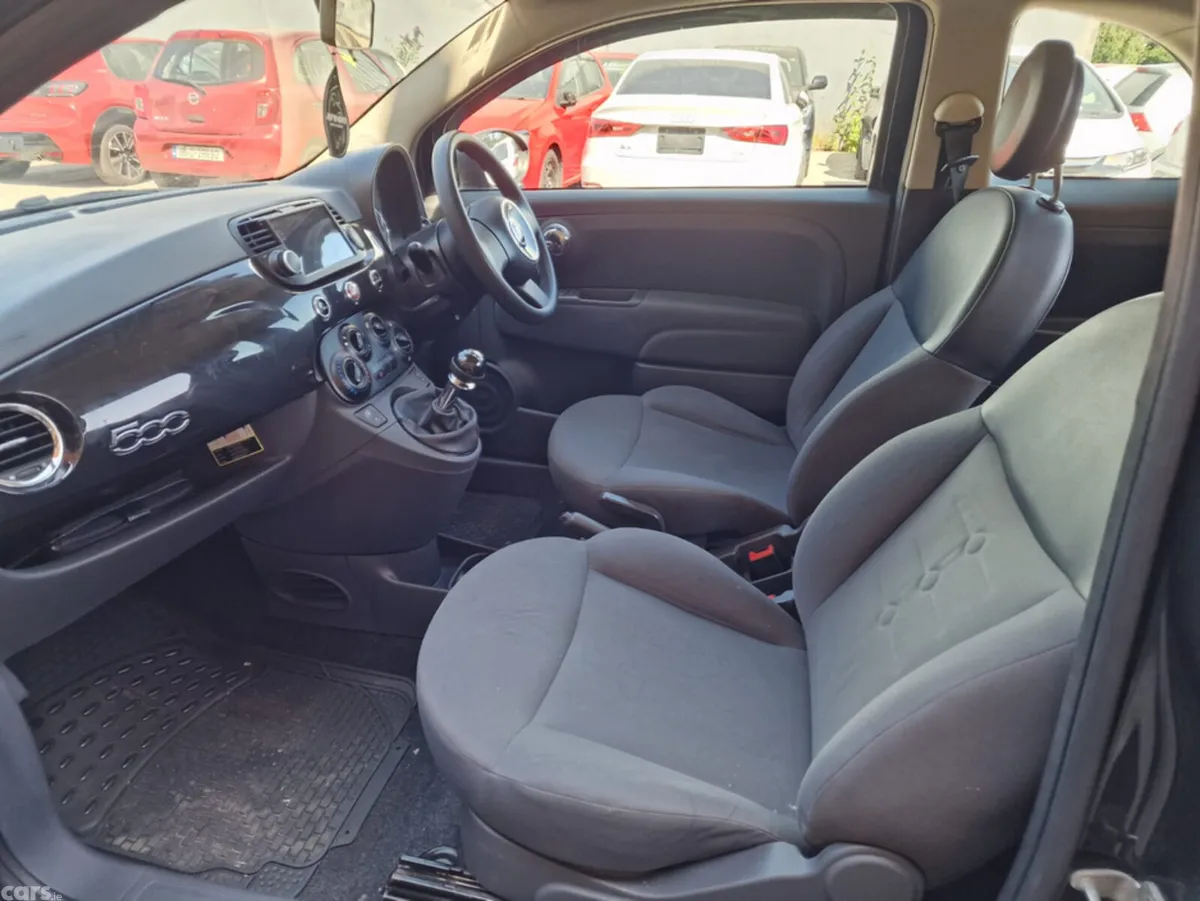 Fiat 500 Hatchback, Petrol, 2012, Black