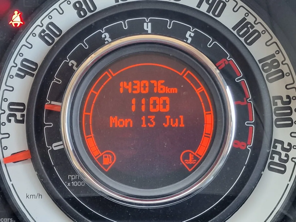 Fiat 500 Hatchback, Petrol, 2012, Black