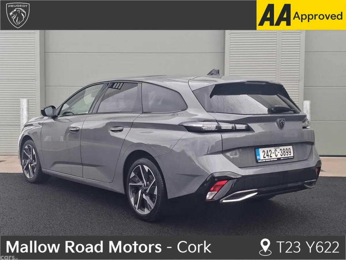 Peugeot 308 Estate, Petrol Hybrid, 2024, Grey