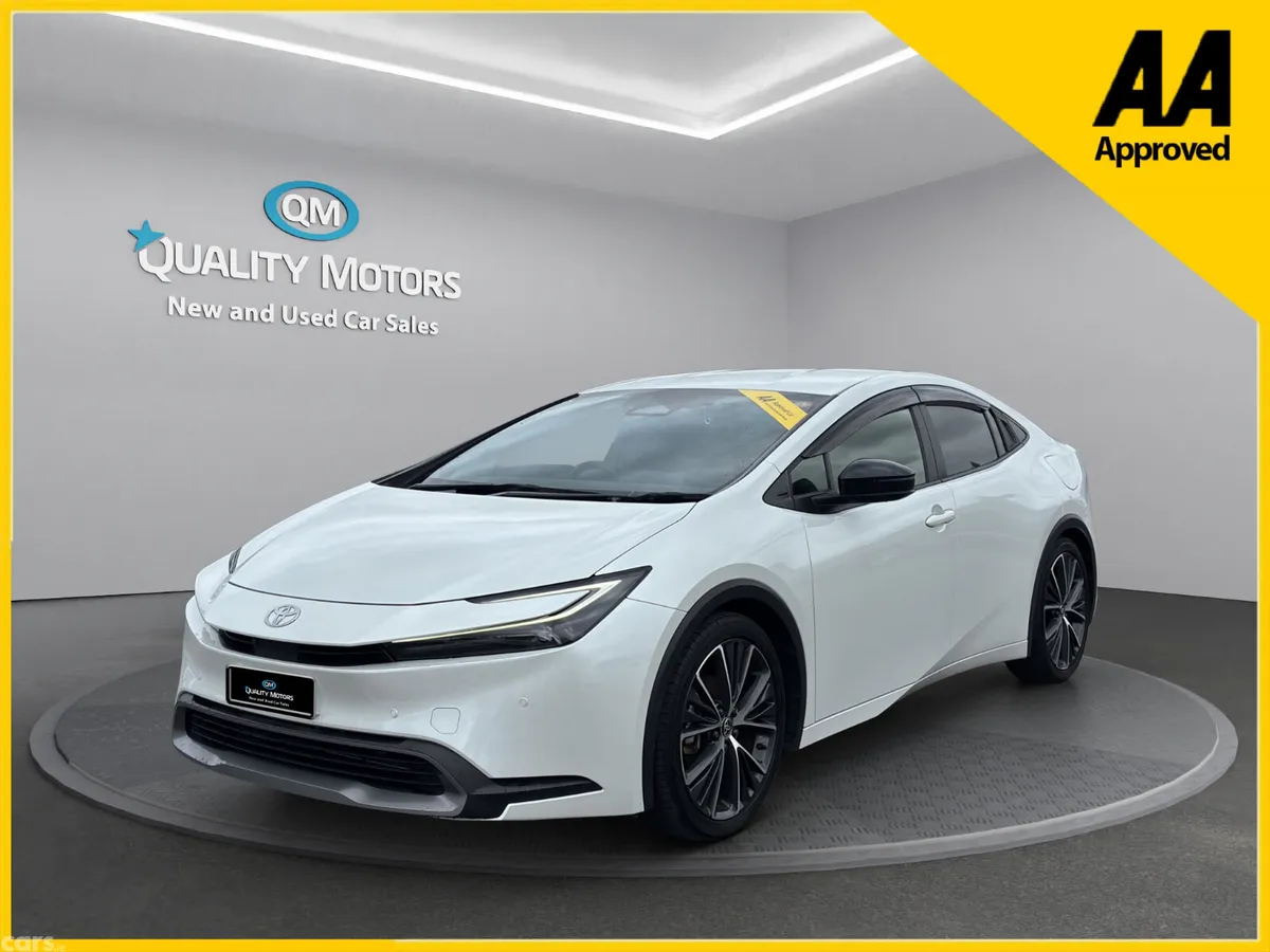 Toyota Prius Saloon, Petrol Hybrid, 2023, White