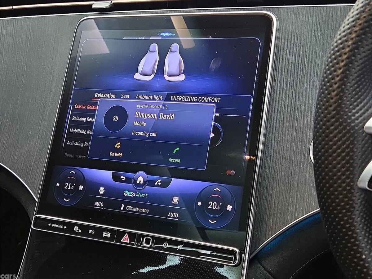 Mercedes-Benz EQS Saloon, Electric, 2023, Red