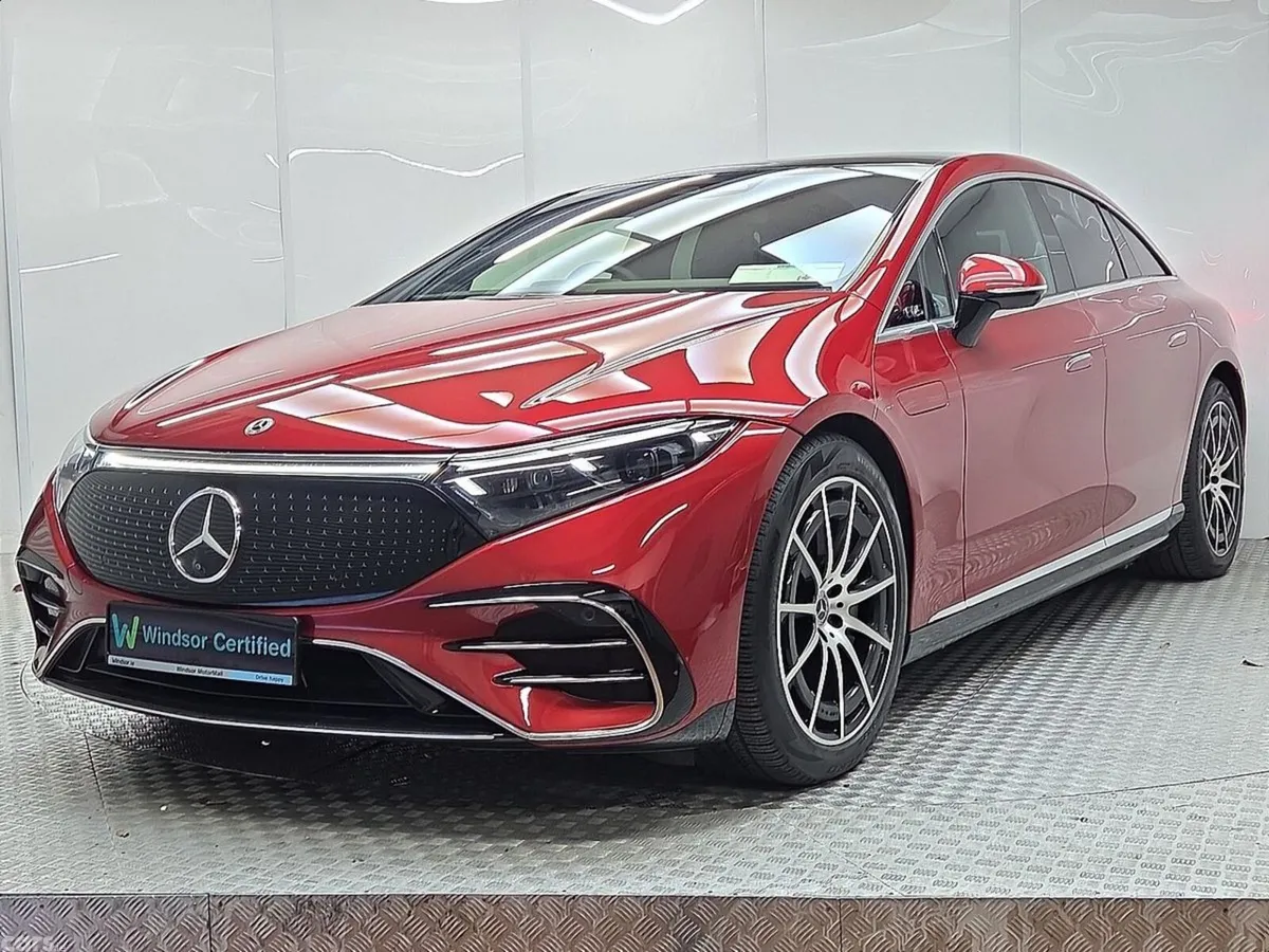 Mercedes-Benz EQS Saloon, Electric, 2023, Red
