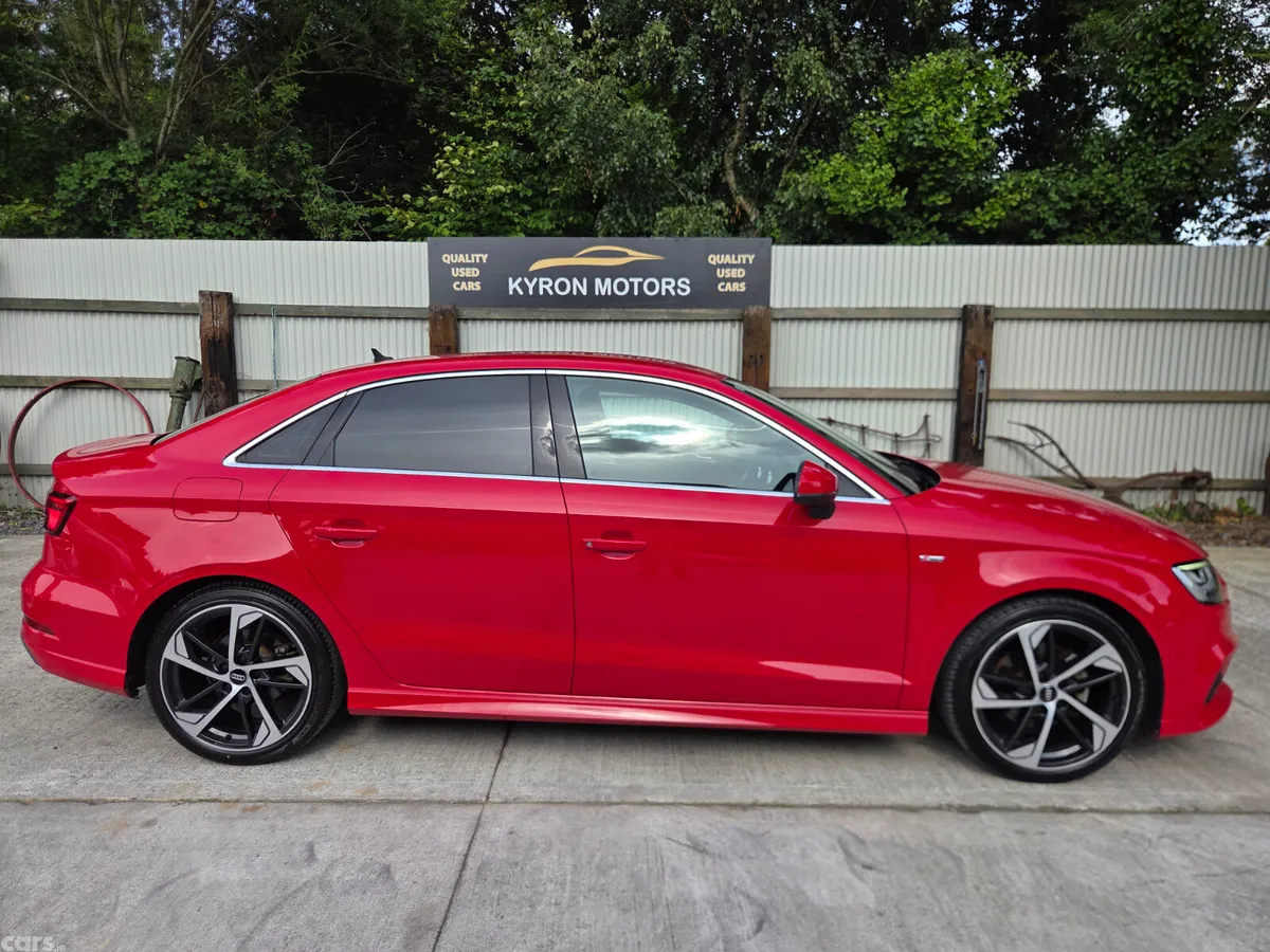 Audi A3 Saloon, Petrol, 2019, Red