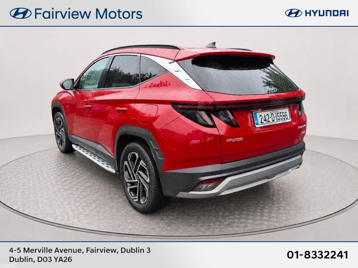 Hyundai Tucson SUV, Petrol Hybrid, 2024, Red