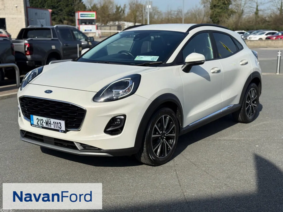 Ford Puma SUV, Petrol Hybrid, 2021, White