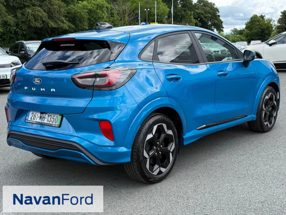 Ford Puma SUV, Electric, 2026, Blue