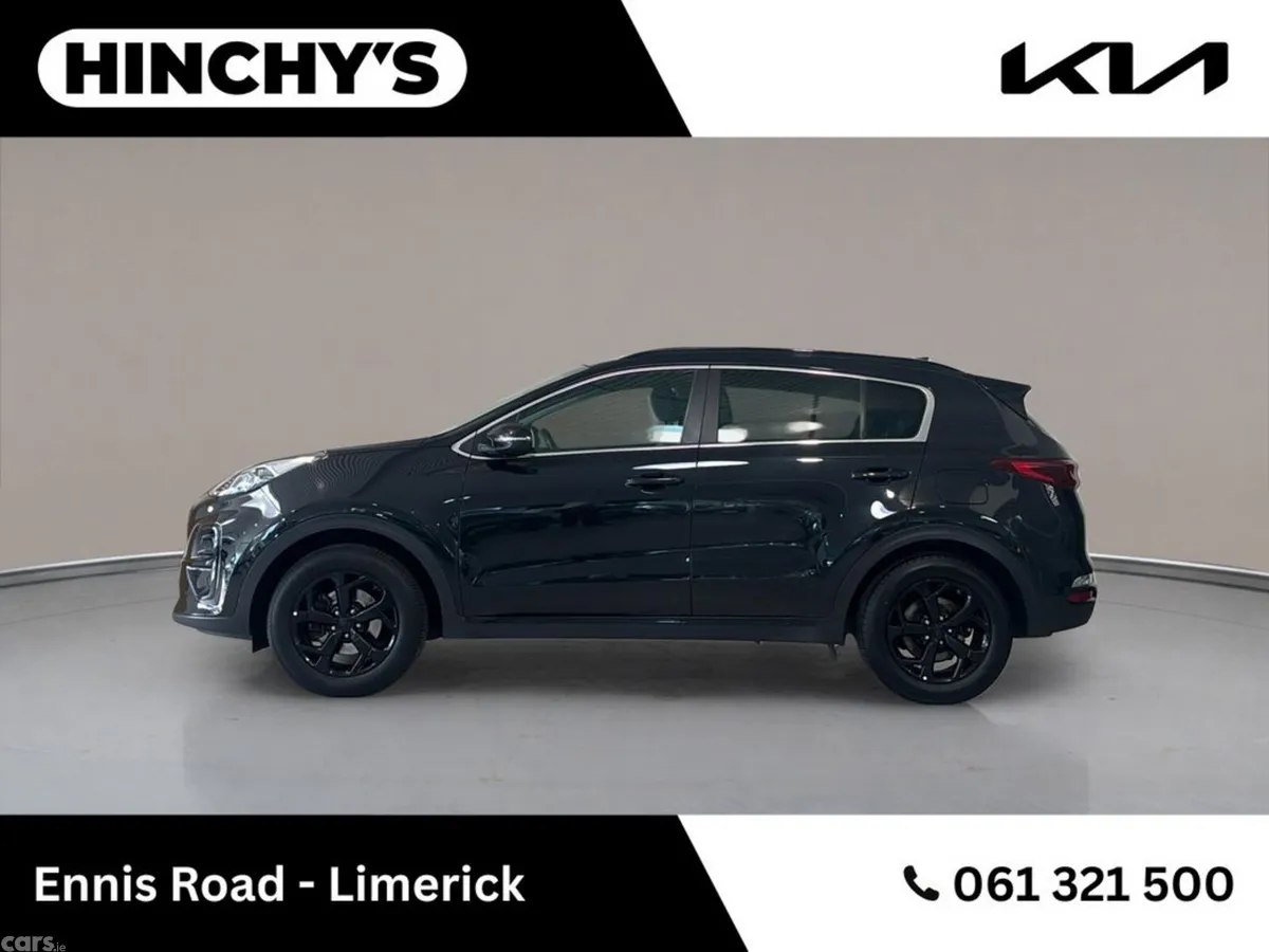 Kia Sportage SUV, Diesel Hybrid, 2021, Black